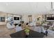 Building's lounge features large TVs, comfortable seating, and dining space at 301 1St S St # 2305, St Petersburg, FL 33701