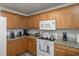 Kitchen with stainless steel appliances and lots of counter space at 32201 Brookstone Dr, Wesley Chapel, FL 33545
