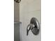 Contemporary shower with white subway tile, chrome fixtures, and a built-in corner shelf at 3722 Binnacle Dr, Tampa, FL 33611