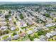 Sweeping aerial view of a sprawling residential area with tree-covered landscapes and neatly arranged streets and houses at 3813 Luma Dr, Holiday, FL 34691