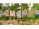 Aerial view of the property highlighting the house, backyard, pool, and surrounding neighborhood at 4022 Valrico Grove Dr, Valrico, FL 33594