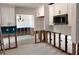 Modern kitchen with stainless steel appliances and white cabinetry at 510 64Th Ave, St Pete Beach, FL 33706
