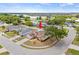 Aerial view of the property showcasing its proximity to nearby lake at 6507 61St E Dr, Palmetto, FL 34221