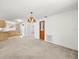 Dining room is adjacent to the kitchen featuring an open floor plan at 7346 Hiawatha Pkwy, Spring Hill, FL 34606
