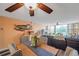 Inviting living space features a decorative table with chairs and a water view at 7400 Sun Island S Dr # 206, South Pasadena, FL 33707