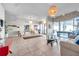 Inviting lobby area with tile floors, comfortable seating, and contemporary design at 7400 Sun Island S Dr # 206, South Pasadena, FL 33707