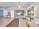 Elegant lobby featuring comfortable seating, decor, and easy access to the building entrance at 7400 Sun Island S Dr # 206, South Pasadena, FL 33707