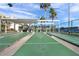 Outdoor shuffleboard courts for recreational enjoyment at 7400 Sun Island S Dr # 206, South Pasadena, FL 33707