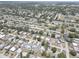 Community aerial view showcasing the neighborhood layout with tree-lined streets at 8358 Candlewood Rd, Seminole, FL 33777