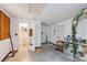 Unfinished basement with bathroom and laundry hookups at 8600 Village Mill Row, Hudson, FL 34667