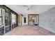 View of the terracotta tiled flooring and bright windows at 121 86Th Ter, Treasure Island, FL 33706
