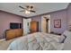 Primary bedroom with neutral carpet and en-suite bathroom at 12134 Creek Preserve Dr, Riverview, FL 33579