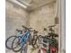 A bike storage area with several bikes at 1328 Pasadena S Ave # 608, South Pasadena, FL 33707