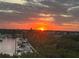 Beautiful sunset view over the marina, perfect for evening relaxation at 1328 Pasadena S Ave # 608, South Pasadena, FL 33707