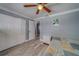 Charming bedroom features closet and light gray walls at 135 Coral Dr, Safety Harbor, FL 34695