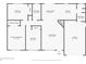 Floor plan featuring three bedrooms, two bathrooms, living spaces, and a garage at 135 Coral Dr, Safety Harbor, FL 34695