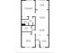 Detailed floor plan showcasing the layout of the home, including bedrooms, bathrooms, kitchen, and living areas at 1472 Mission Hills Blvd # 24F, Clearwater, FL 33759