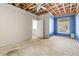 Spacious living room with bright walls, a ceiling fan, and a doorway to a bathroom at 18017 Villa Creek Dr # 18017, Tampa, FL 33647