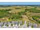 Aerial view indicating property location within community near natural reserve at 18219 Ramble On Way, Land O Lakes, FL 34638
