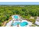 Enjoy two community pools with plenty of lounge chairs to relax and enjoy the sunshine at 18219 Ramble On Way, Land O Lakes, FL 34638