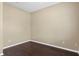 Vacant bedroom featuring hardwood floors at 19407 Sweet Grass Way, Lutz, FL 33558