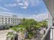 Expansive view of the neighborhood and surrounding buildings from the unit's balcony at 201 W Laurel St # 504B, Tampa, FL 33602