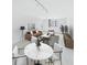 Bright and airy living room featuring modern decor, neutral tones and contemporary finishes at 201 W Laurel St # 504B, Tampa, FL 33602