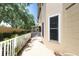 A view of the back patio, offering a private outdoor space for relaxation and enjoyment at 2231 Utopian E Dr # 117, Clearwater, FL 33763