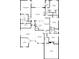 Detailed real estate floor plan featuring bedroom and room dimensions at 27338 Hollybrook Trl, Wesley Chapel, FL 33544