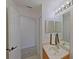 Bathroom featuring a single sink vanity and lots of light at 3437 Dragon View Ct, Valrico, FL 33594