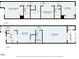 Floorplan of the townhouse includes the first and second levels at 3437 Dragon View Ct, Valrico, FL 33594
