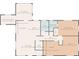 Detailed floor plan showcasing the layout of the home, including bedrooms, living spaces, and bathrooms at 3962 Poinsettia Dr, St Pete Beach, FL 33706