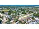 Broad aerial view of a residential neighborhood with tree-lined streets at 4519 5Th S Ave, St Petersburg, FL 33711