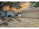 Fenced backyard with the detached garage at 4519 5Th S Ave, St Petersburg, FL 33711