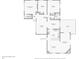Detailed floor plan showcasing the layout of the home including bedrooms, bathrooms, kitchen and living areas at 505 S Larry Cir, Brandon, FL 33511