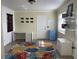 Bright bedroom with vibrant rug, desk, storage, and ample natural light at 5725 2Nd N Ave, St Petersburg, FL 33710