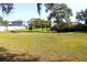Spacious backyard with green lawn and mature trees, great for outdoor activities and enjoying nature at 63 Forest Wood Ct, Spring Hill, FL 34609