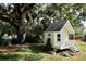 Charming playhouse nestled in a lush backyard with mature trees at 7229 Northbridge Blvd, Tampa, FL 33615