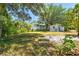View of the level backyard enclosed by a wooden fence, providing privacy and space for outdoor activities at 850 Center Ave, Brandon, FL 33511