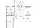 Detailed floor plan showcasing the layout of the home at 9010 Bonnet Way, Weeki Wachee, FL 34613