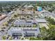Aerial view of the community showing landscaping, road access and proximity to businesses at 1235 S Highland Ave # 2-207, Clearwater, FL 33756