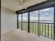 Open air balcony providing beautiful views of the water and blue skies at 1332 Pasadena S Ave # 503, South Pasadena, FL 33707