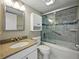 Well-maintained bathroom with a shower over tub at 1332 Pasadena S Ave # 503, South Pasadena, FL 33707