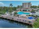 Aerial view of the pool, clubhouse and surrounding areas at 1332 Pasadena S Ave # 503, South Pasadena, FL 33707