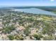 Aerial view showing the home's neighborhood and surroundings with a lake nearby at 2322 21St S St, St Petersburg, FL 33712
