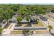 Charming single-story home features a fenced yard, palm trees, and a detached garage, creating a private outdoor haven at 2322 21St S St, St Petersburg, FL 33712