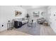 Inviting living room boasts a neutral palette with modern furnishings and ample natural light at 2322 21St S St, St Petersburg, FL 33712