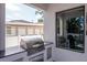 A stainless steel grill is integrated into this outdoor kitchen and bar area at 2707 W Fig St, Tampa, FL 33609