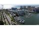 Coastal condo building with marina access and ocean views at 411 E Shore Drive # 214, Clearwater Beach, FL 33767
