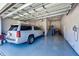 Spacious garage with epoxy flooring and ample storage, ready for vehicles and hobbies at 4710 W El Prado Blvd, Tampa, FL 33629